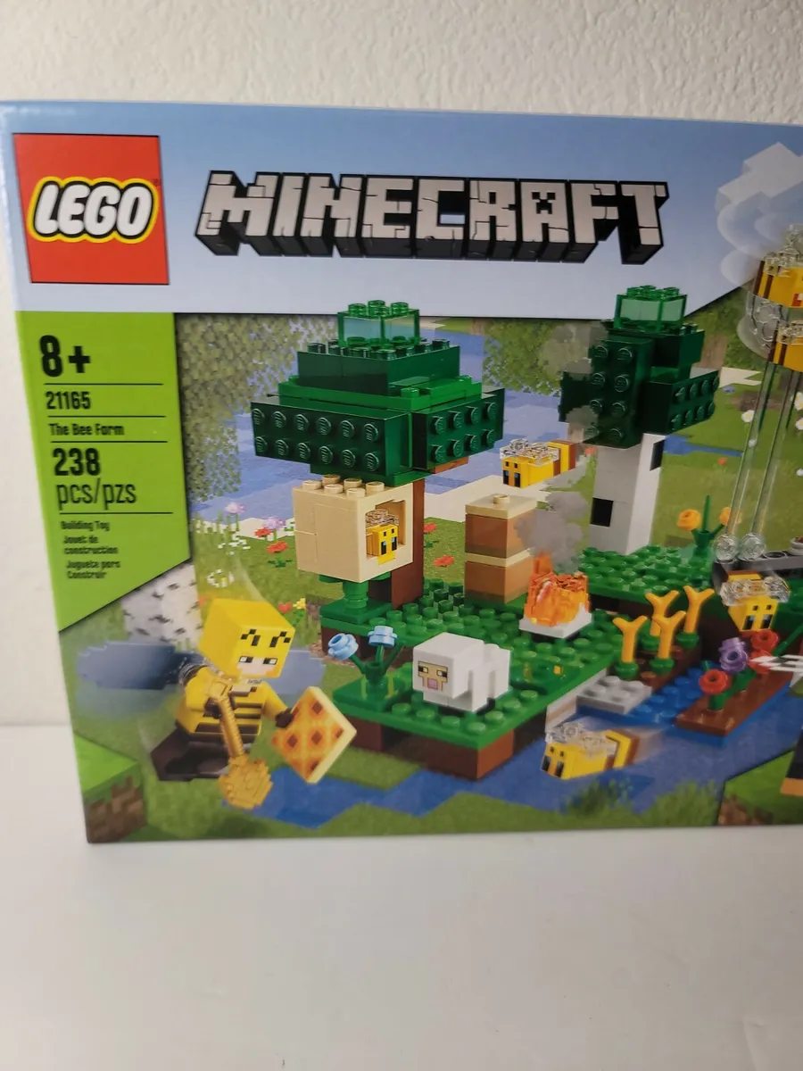 LEGO Minecraft The Bee Farm 21165 Building Kit 238 Pieces New Factory  Sealed Box 673419340205