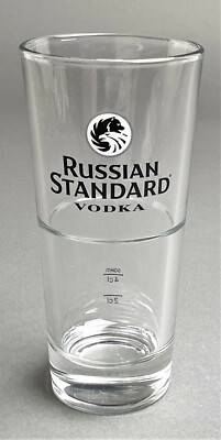Russian Standard Vodka Longdrinkglas Mixglas Stackable Glas Gläser (518)