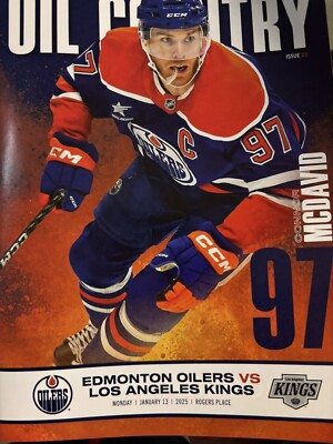 Jan 13 2025 Edmonton Oilers Vs Los Angeles Kings Connor McDavid