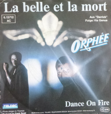 7'' 1983 OST DERRICK IN MINT-! ORPHEE (= FRANK DUVAL )  La Belle et la mort