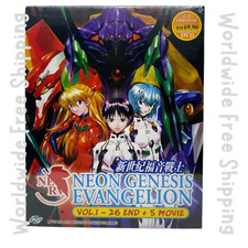 Complete series dvd anime neon genesis evangelion vol 1-26 end 5 movie