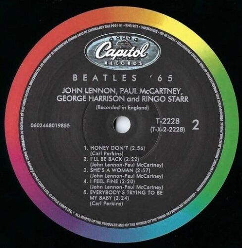 THE BEATLES Beatles '65 Vinyl Record Album LP Capitol 2024 Mono & Paul McCartney - Picture 3 of 12