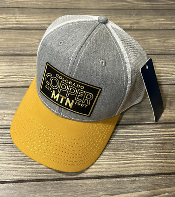 NWT Camp David Souvenir Cooper MTN Colorado Mesh￼ Baseball Cap Hat Snap Back