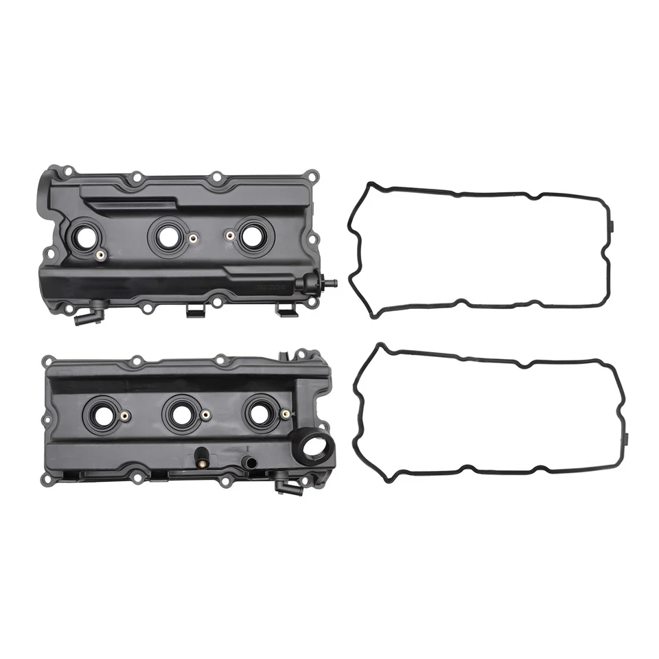 2x Engine Valve Cover w/ Gasket for 05-19 Nissan Frontier Pathfinder Xterra 4.0L Foto 2 de 4