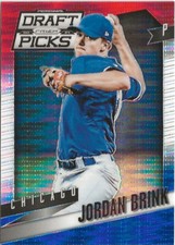2014 Panini Prizm Jordan Brink #69 Red White Blue Prizm SP RC