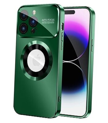 Magnetic for iPhone 14 Pro Max Case, Compatible with MagSafe, Built-in Green