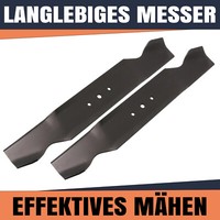 "2 X Messer 46 Cm FüR Rasentraktor Mtd 36\" 462 Mm"