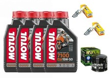 KIT TAGLIANDO DUCATI MONSTER 620 MOTUL 7100 15W50 FILTRO OLIO CANDELE  2002