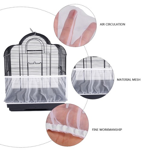 Bird Cage Cages Cover Pet Removable Protector Skirt Birdcage for Messy Birds - Picture 7 of 12
