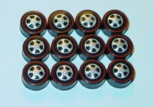 Hot Wheels Redline Red Line US WHEEL TIRE Lot of 12 MEDIUM Bearing Style -NEW! 