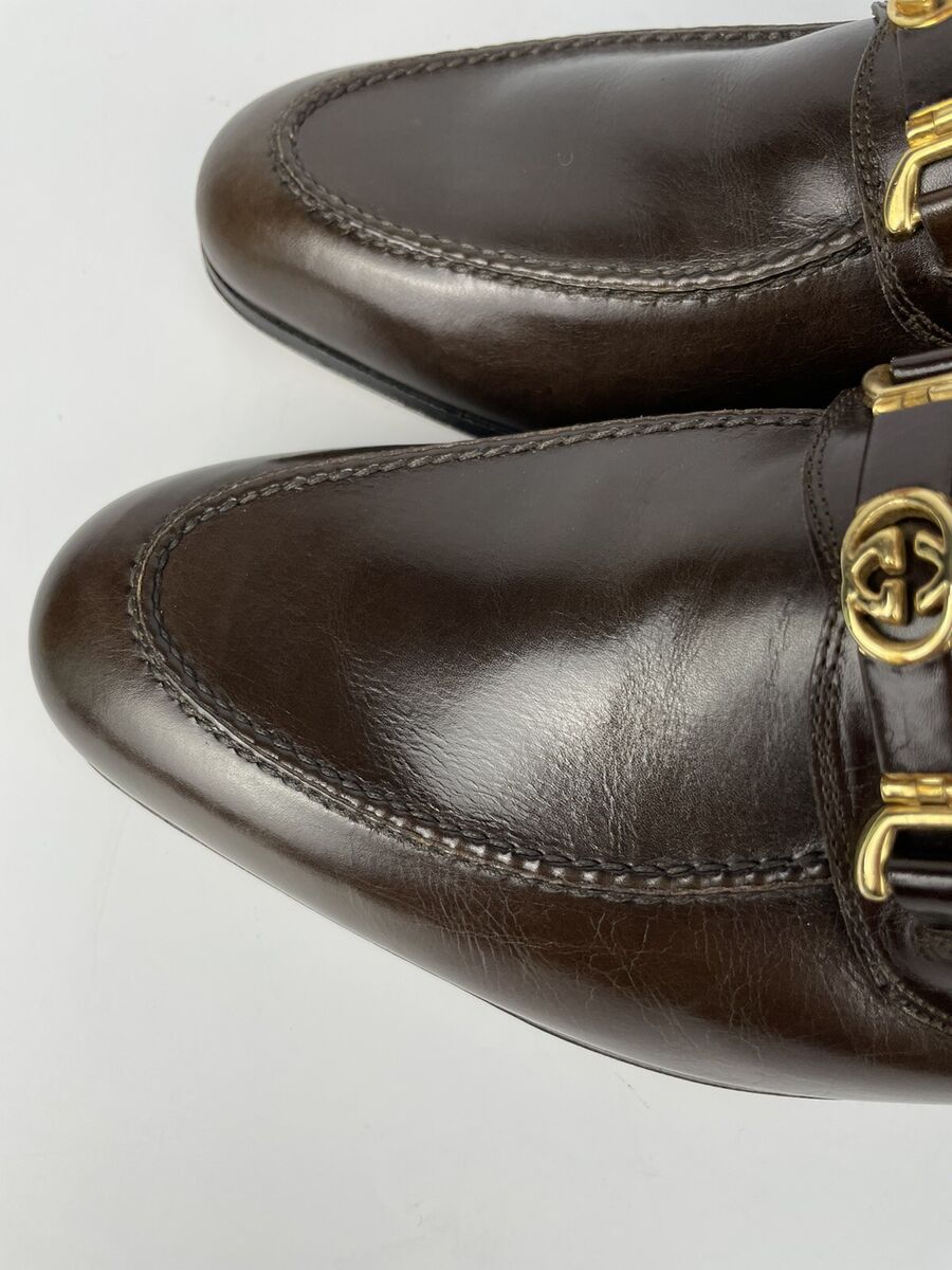 Gucci Brown Loafer With Interlocking G Mens Size 43/US 13 | eBay Gucci Brown Loafer With Interlocking G Mens Size 43/US 13 | eBay