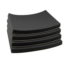 4x 1 Sqft Adhesive Neoprene Rubber Sheet Sponge Foam Pad for Craft 4/5"