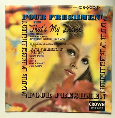 99p SALE Four Freshmen With The University Four Four Freshmen Sing UK LP