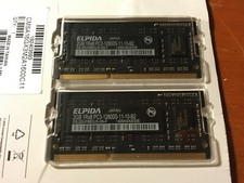 2 X ELPIDA 2GB 1RX8 PC3-12800S-11-10-B2 4GB RAM DDR3 KIT ANCHE APPLE MACBOOK PRO
