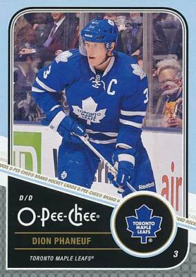 2011-12 O-Pee-Chee #293 DION PHANEUF - Toronto Maple Leafs