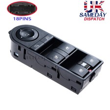 For Vauxhall Astra H Zafira 13228877 Electric Window Master Control Switch New