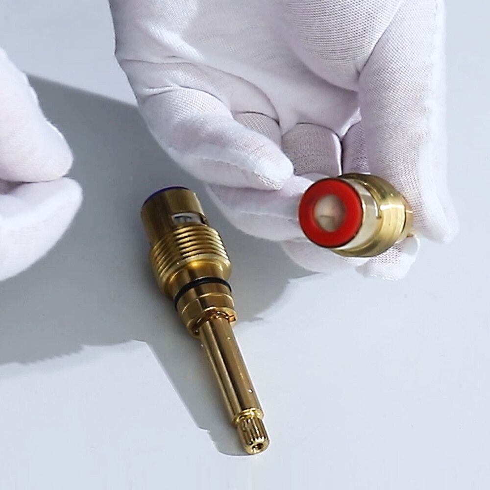 Decaura Brass Ceramic Disc Spindle Cartridge Faucet Valve 1/4 Turn Replacement eBay