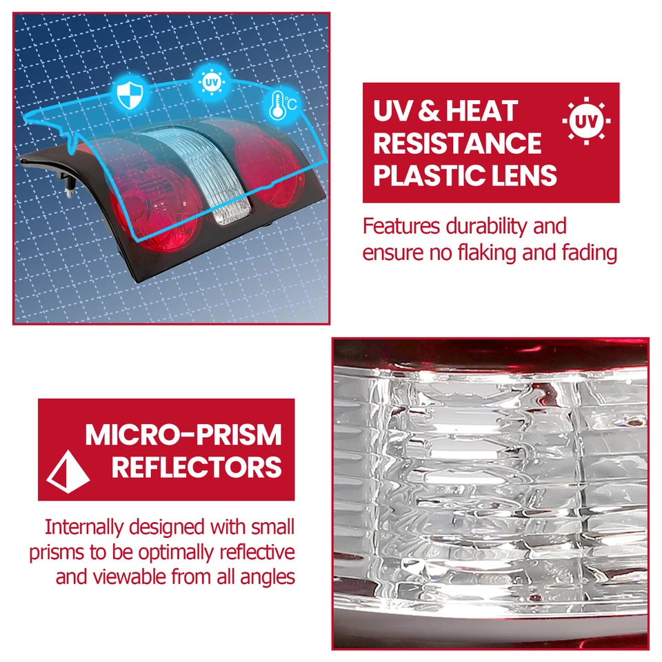 Lámpara de luz trasera lado del conductor para Ford Explorer 2006-2010 #6L2Z13405CA FO2818140 Foto 2 de 4