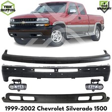 Front Bumper Primed Kit For 1999-2002 Chevrolet Silverado 1500 2000-2006 Tahoe