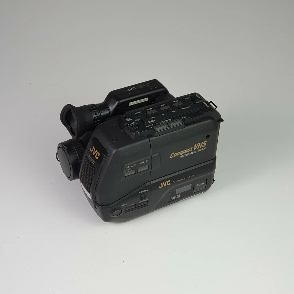 JVC Compact VHS VideoMovie GR-AX5EG 8x Zoom Lens/Low lux Made In Japan - Imagen 2 de 4