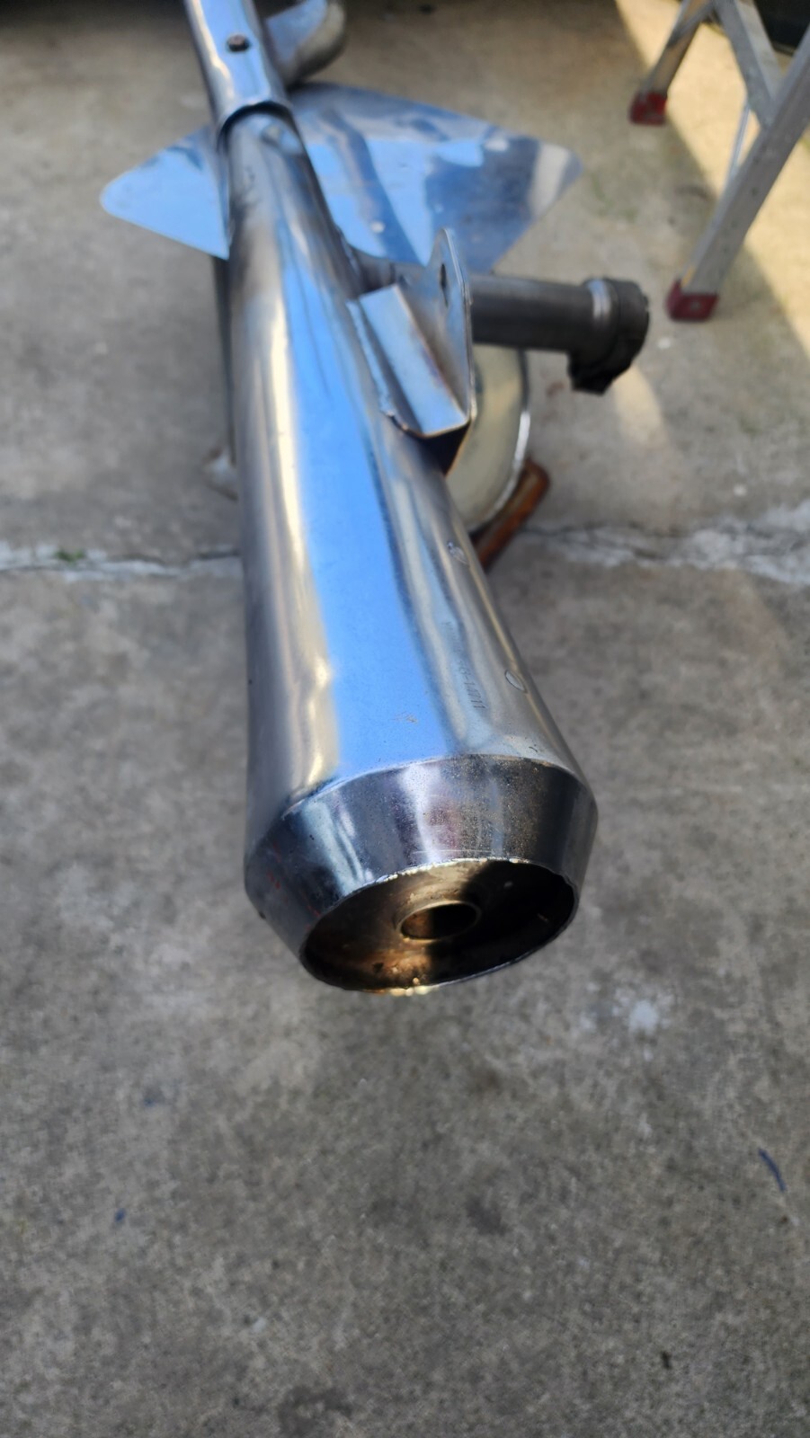 1978 Yamaha XS 1100 Special XS1100 left muffler exhaust pipe eBay