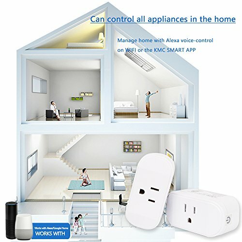 Smart Plug 16A Wifi Outlet Work with Alexa Google Home 4 Pack Mini Socket - Picture 3 of 8