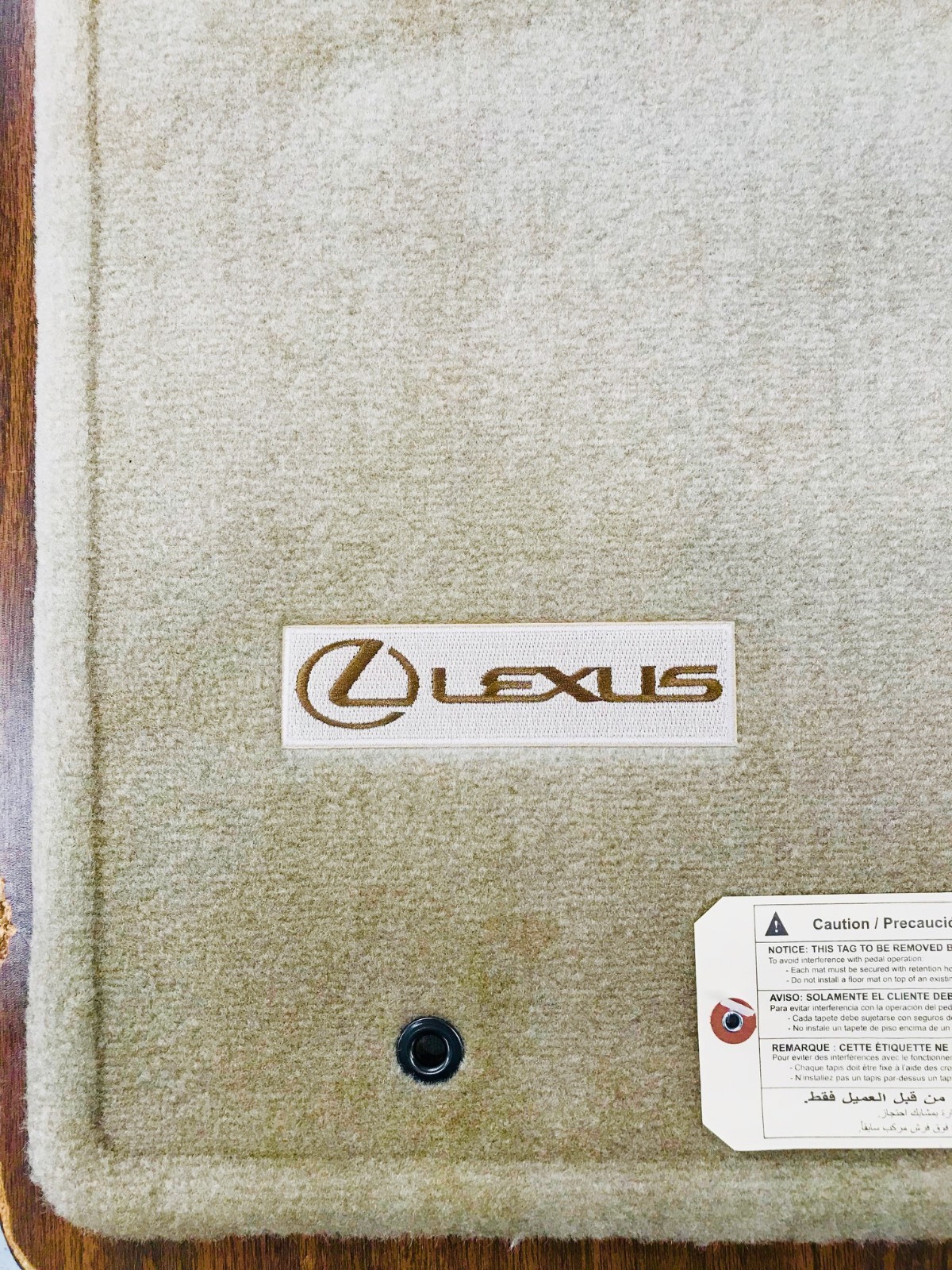 Genuine LEXUS RX330 RX350 20042009 4 PC Set IVORY FLOOR MATS OEM PT206