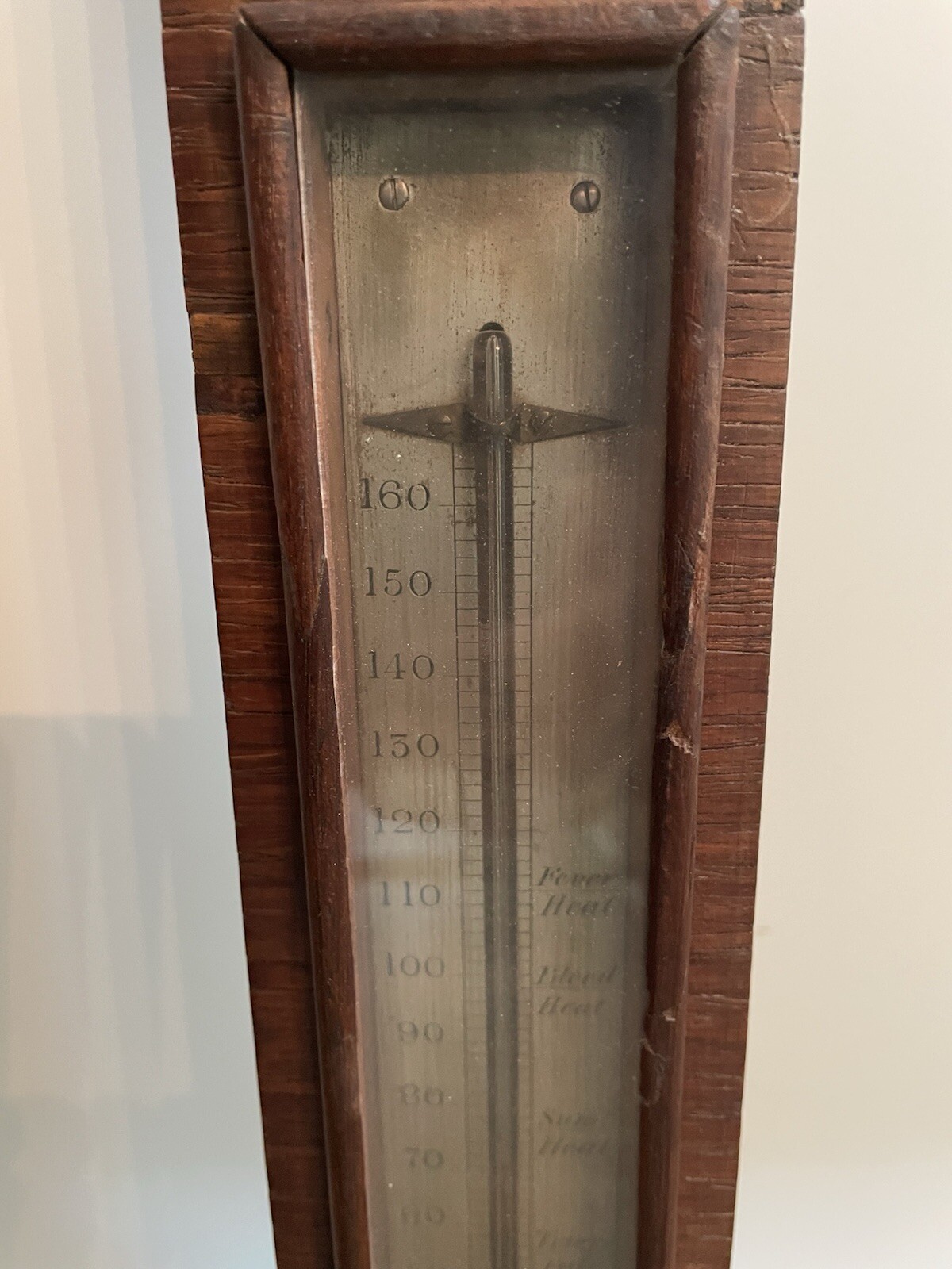 Antique L.C. Francis Barometer Thermometer Philadelphia PA USA 1850s 38” Working