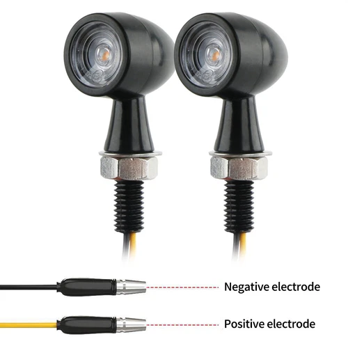 3in1 Micro Bullet LED Blinker Rück-/Bremslicht Kombi Mini, schwarz universal - Bild 8 von 9