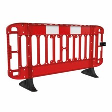 Titan 2M Traffic barrier Red X 2 Plastic Street Works Safety ETC BRISTOL COLLECT