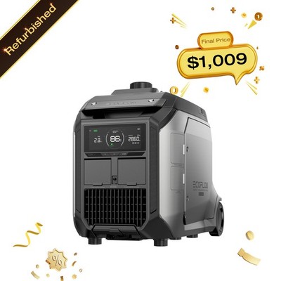 EcoFlow SG4000 DC Fast Charging Dual Fuel Smart Generator for DELTA Pro series