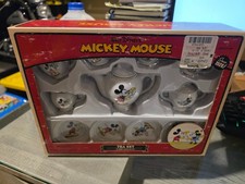 Mickey and Minnie Mouse 13 Piece Porcelain Tea Set SCHYLLING New In Box