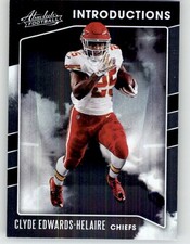 2020 Panini Absolute Introductions Clyde Edwards-Helaire RC #CEH KC