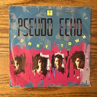 Pseudo Echo   Funky Town 7'' Vinyl Record 1987 RCA New Wave 45 RPM
