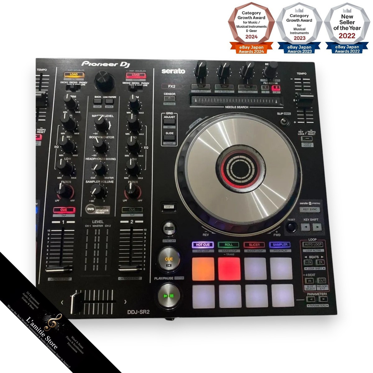Pioneer DDJ-SR2 Performance DJ Controller Serato 2-Channel