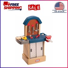 Little Tikes Tough Workshop - Toddler Workbench Pretend Play Set for Kids 2 Yea