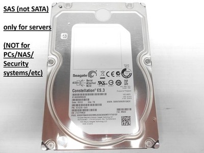 Seagate 4TB SAS Server 6G Storage JBOD Hard Drive 3.5'' ST4000NM0043 Dell HP