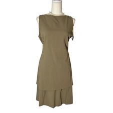 EMPORIO Armani Women's Skirt Suit Short Skirt Suit, Color- Olive EU48/US12