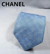 CHANEL CHANEL Coco Mark No. 5 All-Over Print Silk Tie
