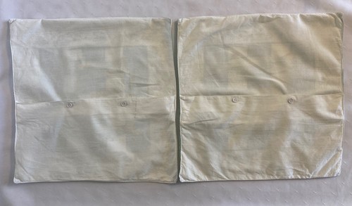 April Cornell Pillow Covers Set of 2 Fish Floral 15 x 15 Button Closure - Picture 6 of 10