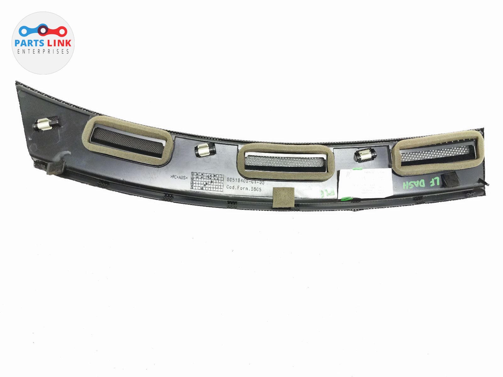 2008-14 FERRARI CALIFORNIA FRONT LEFT DASH MESH TRIM DEFROST GRILLE MOLDING F149