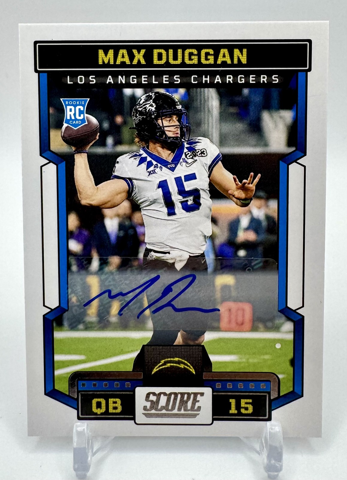 2023 Score #308 Max Duggan Signatures