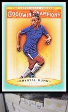 2019 Upper Deck Goodwin Champions #3 Crystal Dunn Turquoise - JL