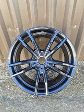1x Genuine BMW Style 791M 19" Rear Alloy Wheel. Gloss Black 8090095 G20 3 Series