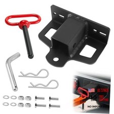 Zero Turn,6mm Thicker Heavy Duty Steel Lawn Mower Hitch with 1-1/4" Receiver