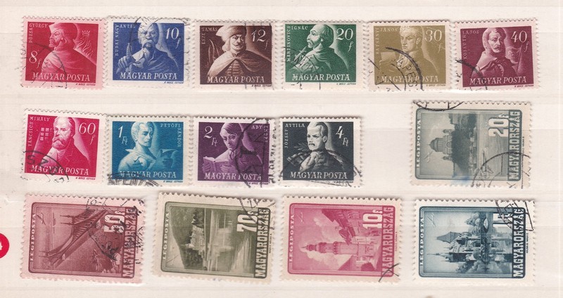 HUNGA RY ^^^^^1947   used set s   @  xrum952hung53