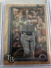 2025 Topps Series 1 Richie Palacios Wood Parallel /25 #124 22/25