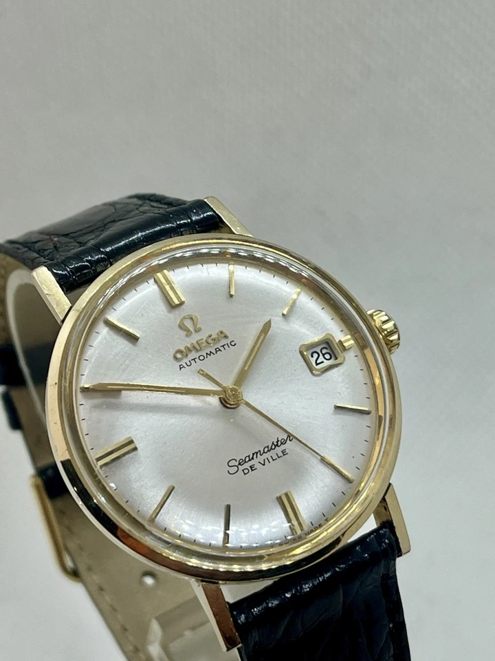 VERY GOOD LOOKING, GOLD FILLED VINTAGE OMEGA SEAMASTER DE VILLE AUTOMATIC WATCH - Image 4 of 4
