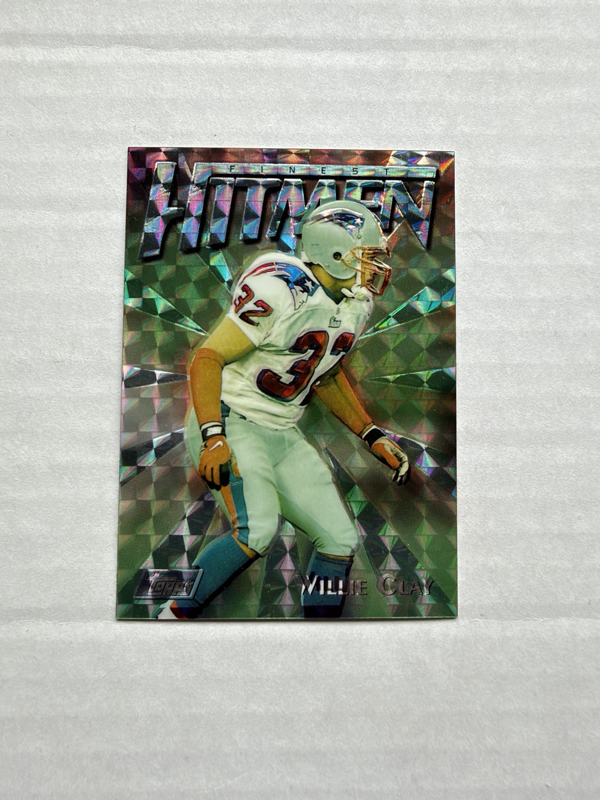 1997 Topps Finest #116 Willie Clay Embossed Uncommon Silver Refractor