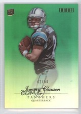 2010 Topps Tribute Green Rainbow 42/50 Jimmy Clausen #31 d0u